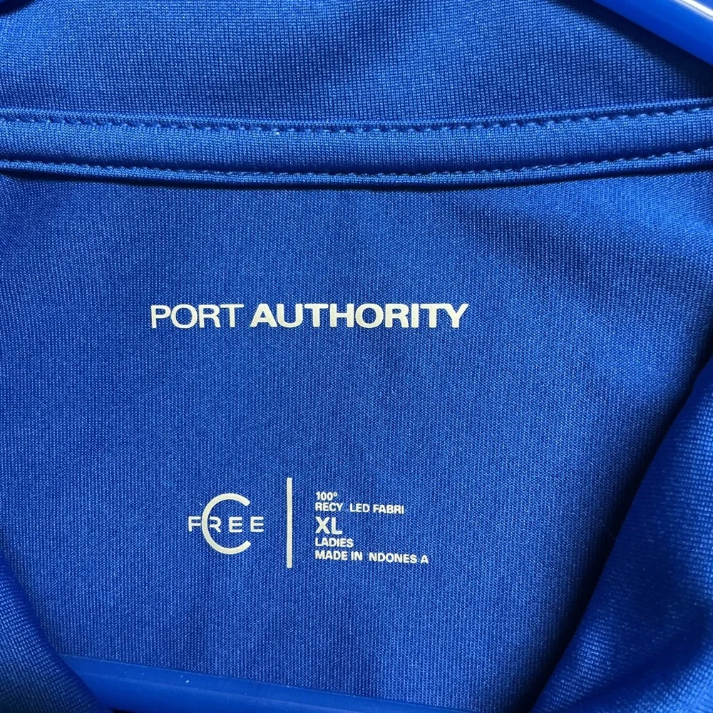⛳️ Port Authority Women’s Classic Blue Polo X-LARGE - Picture 3 of 4